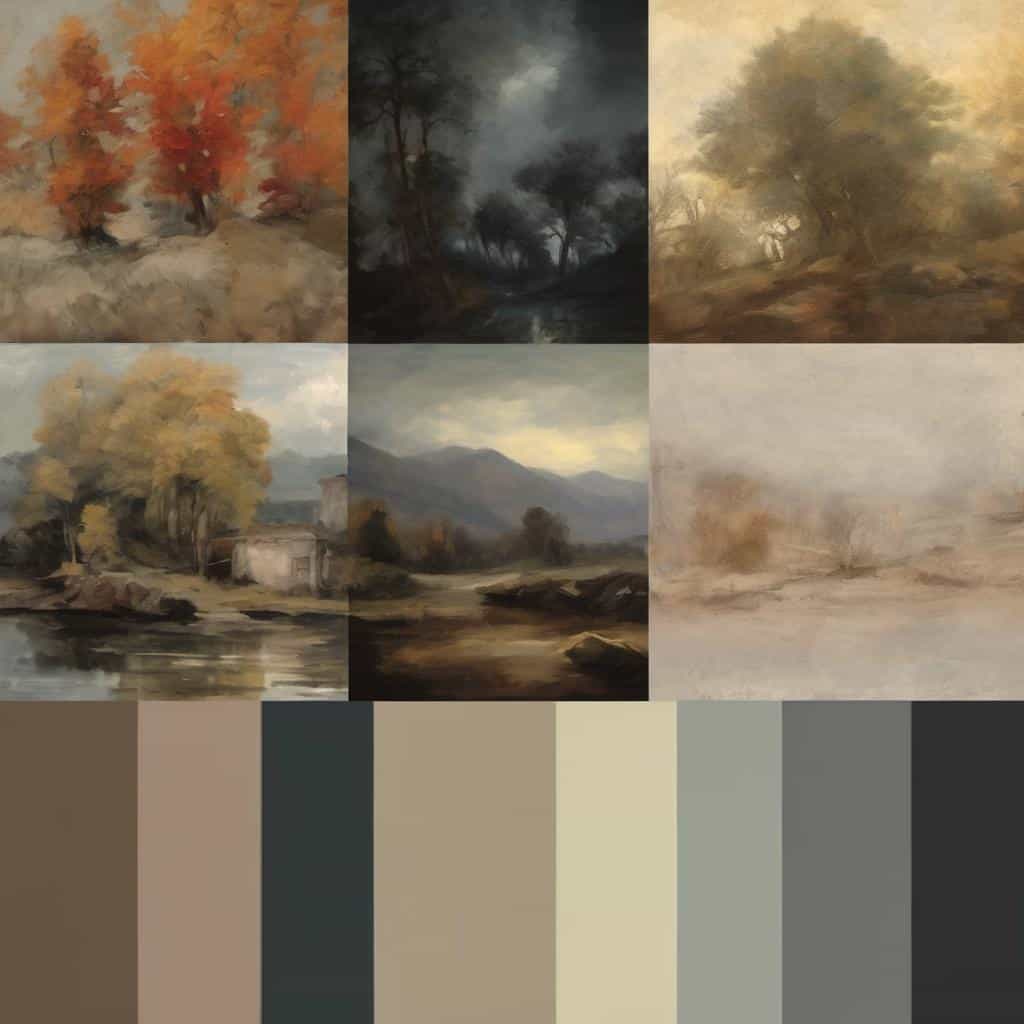 Οπτικό έργο με εννοιολογική τέχνη και θ’εματα φύσης.